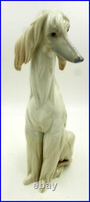 1985 Llardo Afghan Hound Dog Figurine #1069 Mint Condition