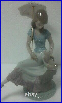1990 Lladro #7612 PICTURE PERFECT withDOG retired 9 tall withoriginal box VF