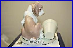 1998 Lladro #7672 IT WASNT ME Collectors Society Porcelain Figurine Dog RETIRED