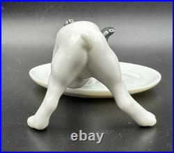 2012 Lladro Boutique MADISON 500 FRENCH BULLDOG Frenchie Dog with Dish Figurine