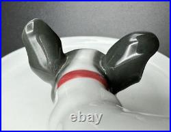 2012 Lladro Boutique MADISON 500 FRENCH BULLDOG Frenchie Dog with Dish Figurine