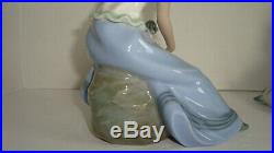 3 Porcelain Lladro Figurine Who's The Fairest Girl Dog Bath Bashful Signed Lot