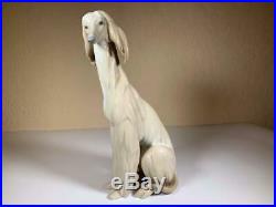 AFGHAN HOUND DOG - LLADRO - Porcelain Retired Figurine #1069