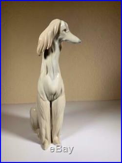 AFGHAN HOUND DOG - LLADRO - Porcelain Retired Figurine #1069