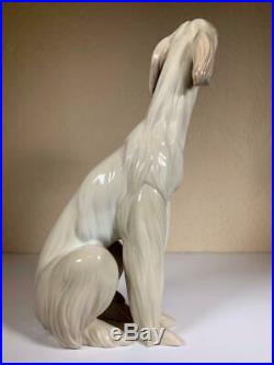 AFGHAN HOUND DOG - LLADRO - Porcelain Retired Figurine #1069