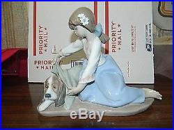 Adorable Lladro Dogs Best Friend Figurine