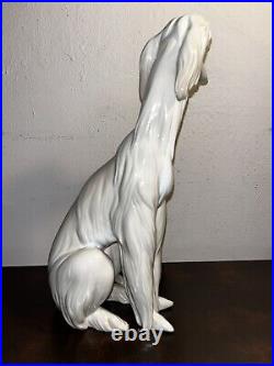 Afghan Hound Dog Retired Perfect Condition Juan Huerta 1977 Nice! Lladro Spain