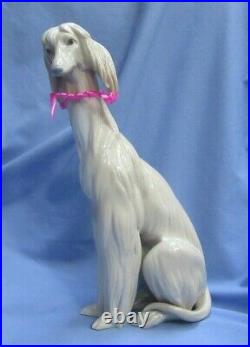 Afghan Hound Lladro 12 Dog Figurine
