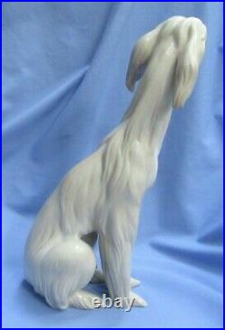 Afghan Hound Lladro 12 Dog Figurine