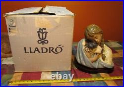 BREATHTAKING LLADRO #2199 DEVOTED FRIENDS GIRL & DOG-RETIRED-EXCELLENT/MINT withOB