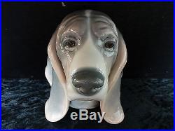 C1990s Retired Lladro Figure Beagle (Dog) Head