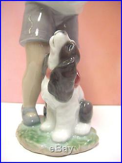 Can I Keep Them All Girl With Puppy Dogs Annual 2013 Figurine By Lladro #8690