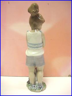 Can I Keep Them All Girl With Puppy Dogs Annual 2013 Figurine By Lladro #8690