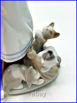 Charming Lladro PLAYFUL KITTENS Figurine With Box Retired