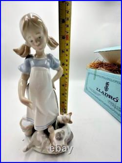 Charming Lladro PLAYFUL KITTENS Figurine With Box Retired