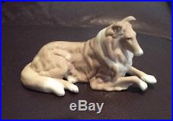 DALIA Porcelain COLLIE Dog Lladro Style Beautiful Detail Made In Mexico 7 L