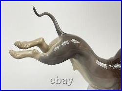 Dachshund Lladro Figurine Retired Porcelain Dog Prancing Figure 2003 Mint