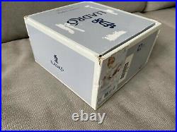 EUC Vtg Lladro 6862 Porcelain Figurine An Elegant Touch Girl Dog Hat with Box