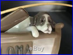 Fine LLADRO Jose Puche 5215 Fishing w Gramps Dog Boy Paloma Boat 16 Sculpture