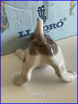 Genuine LLADRO Three Figurings WITH ORIGINAL Boxes cat and mouse, butterfly Dog