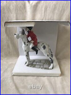Giddy Up Doggy Lladro Figurine Girl with Dog Original Box Mint Condition