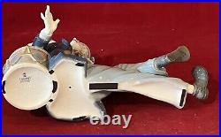 HARMONIZING LLADRO #5763 MUSICAL PARTNERS CLOWN withCLARINET & DOG MINT withO. B