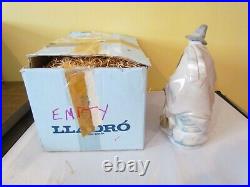 HEARTFELT LLADRO # 1094 BEGGER OLD MAN & DOG -EXCELLENT/MINT withORIGINAL BOX