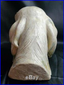 HUGE VTG 1970S Lladro Setter's Head #2045 Gres Dog Beautiful colors 12 LONG