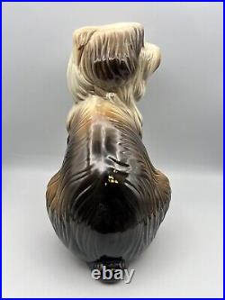 Hispania Daisa Lladro Large Ceramic Sheepdog Dog Figurine 1984 11.5