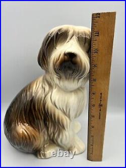 Hispania Daisa Lladro Large Ceramic Sheepdog Dog Figurine 1984 11.5