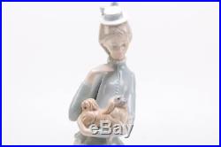 LLADRO #04893 BOXED A Walk with the Dog Collectible Porcelain Figurine