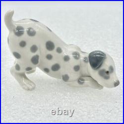 LLADRO 1261 Dalmatian Puppy Dog Playing Retired Mint Condition Rare No Box