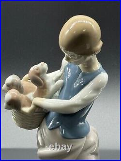 LLADRO 1311 Little Dogs on Hip Figurine