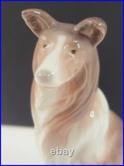 LLADRO #1316 Collie Glazed with 1971 1974 Marking First Year Issue