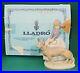 LLADRO 1533 Not So Fast Retired Rare Girl with Dog On Leash w Original Blue Box