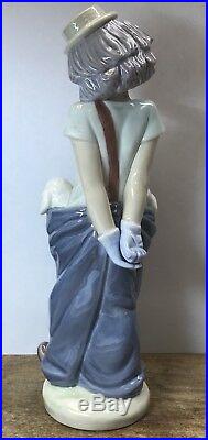 LLADRO 1985 Collectors Society Figurine LITTLE PALS CLOWN DOGS #7600 FIRST ISSUE