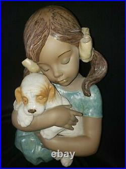 LLADRO #2355 01012355 Gabriela Girl Figurine LARGE (14.5) Gres