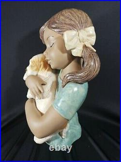 LLADRO #2355 01012355 Gabriela Girl Figurine LARGE (14.5) Gres