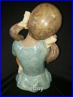 LLADRO #2355 01012355 Gabriela Girl Figurine LARGE (14.5) Gres