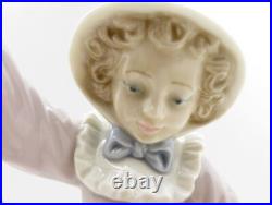 LLADRO #3 Figurine Girl, Dog Ball 5078 Female Ceramic Doll Object