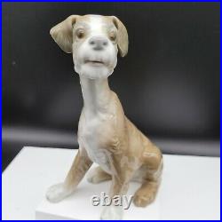 LLADRO # 4583 Sitting DOG- Looks Like'TRAMP' Fox Terrie 7.5 inch Tall