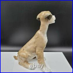 LLADRO # 4583 Sitting DOG- Looks Like'TRAMP' Fox Terrie 7.5 inch Tall