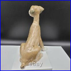 LLADRO # 4583 Sitting DOG- Looks Like'TRAMP' Fox Terrie 7.5 inch Tall