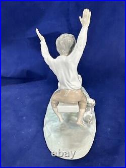 LLADRO #4867 Seesaw Boy, Girl & Dog on Teeter Totter Glossy Retired Excellent