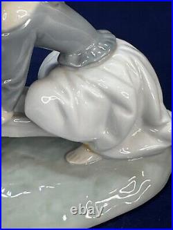 LLADRO #4867 Seesaw Boy, Girl & Dog on Teeter Totter Glossy Retired Excellent