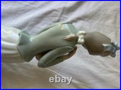 LLADRO #4893 Walk the Dog with original box and certificate