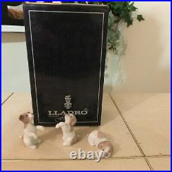 LLADRO #5311 MINI PUPPIES DOGS MINT CONDITION withBox FAST SHIPPING