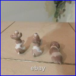 LLADRO #5311 MINI PUPPIES DOGS MINT CONDITION withBox FAST SHIPPING