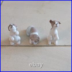 LLADRO #5311 MINI PUPPIES DOGS MINT CONDITION withBox FAST SHIPPING