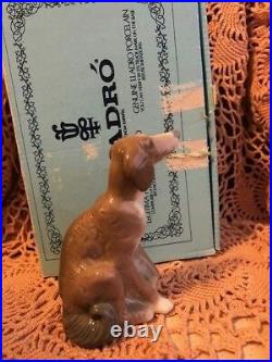 LLADRO 5356 Wolfhound Mint! Blue Lladro Box! Rare! Retired 27 years ago! L@@K